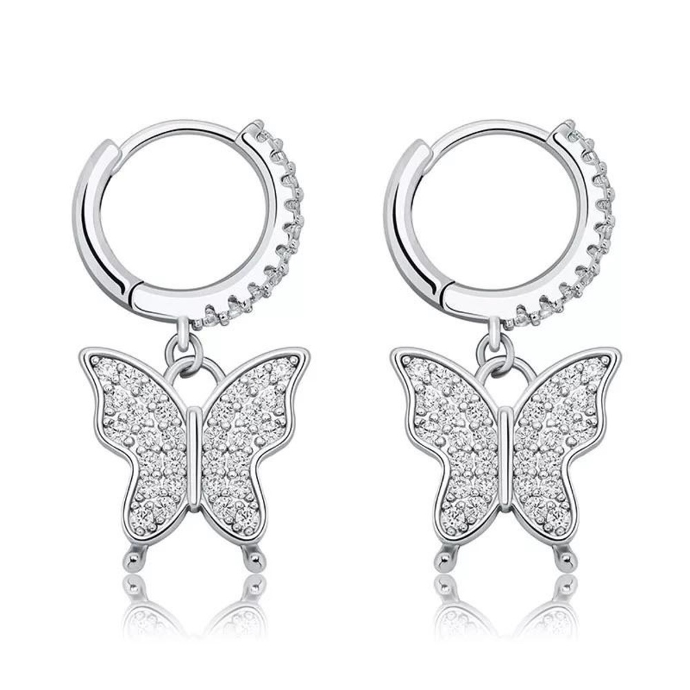 14K Flutter Hoop Earrings